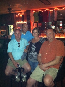 From left: Steve, Doug, Lisa, me..in Allendale, SC, 2012. When is the next summit?